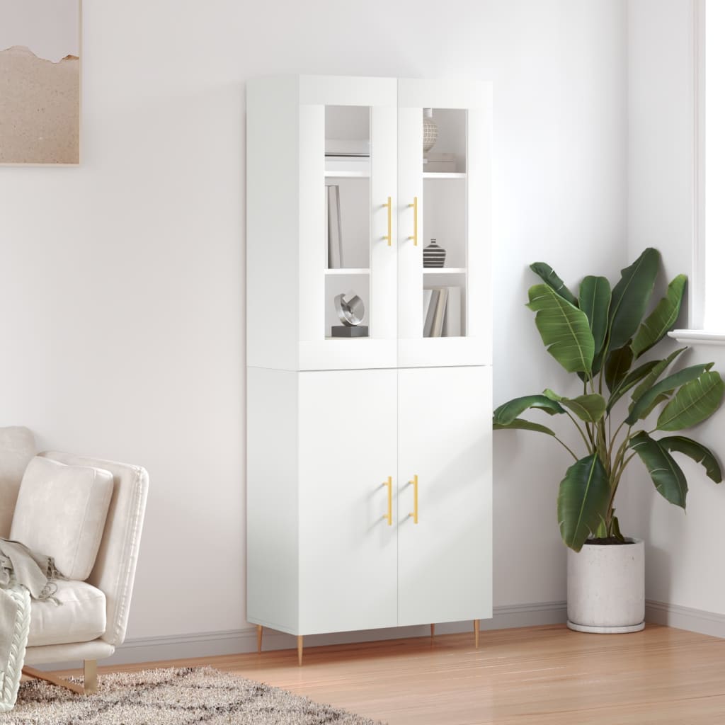 Credenza 69,5X34X180 Cm In Legno Multistrato