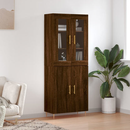 Credenza 69,5X34X180 Cm In Legno Multistrato