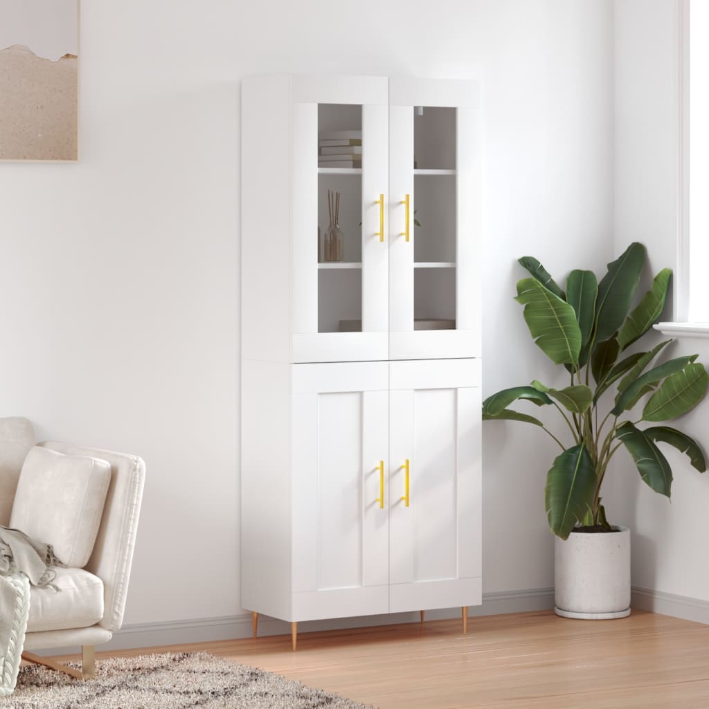 Credenza 69,5X34X180 Cm In Legno Multistrato