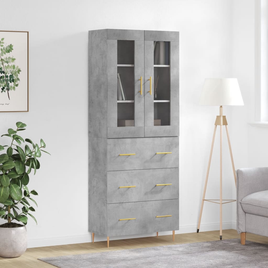 Credenza 69,5X34X180 Cm In Legno Multistrato