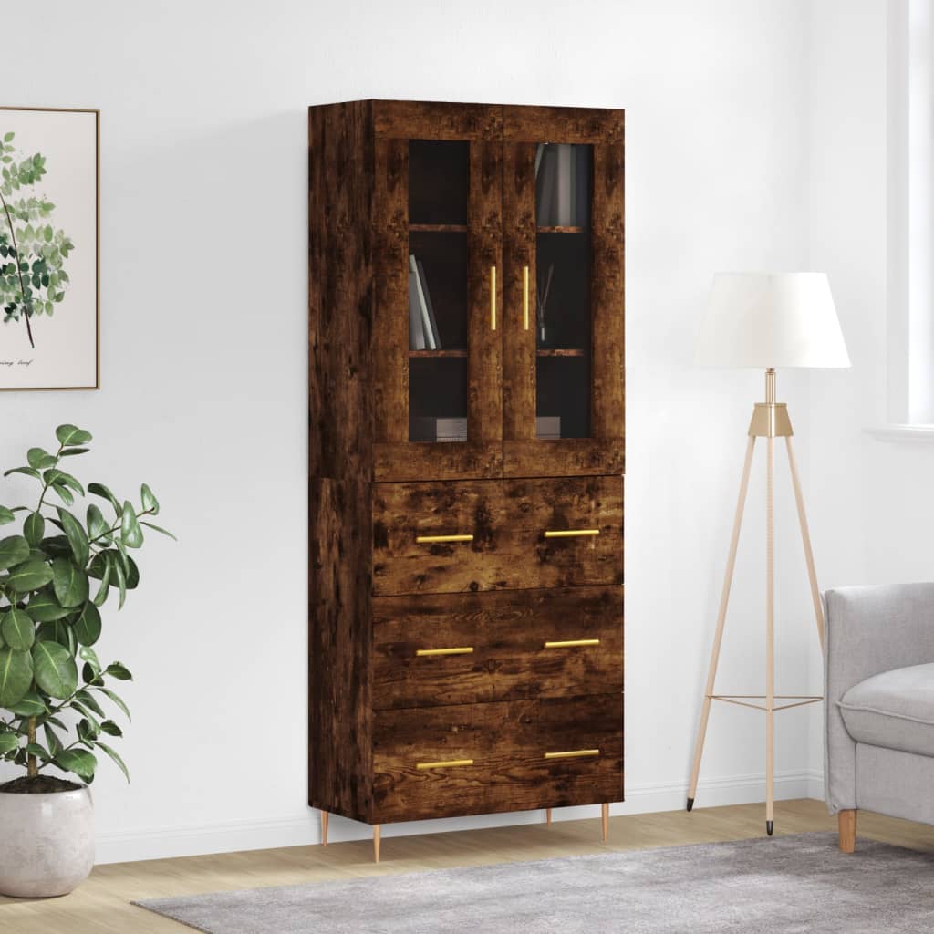 Credenza 69,5X34X180 Cm In Legno Multistrato