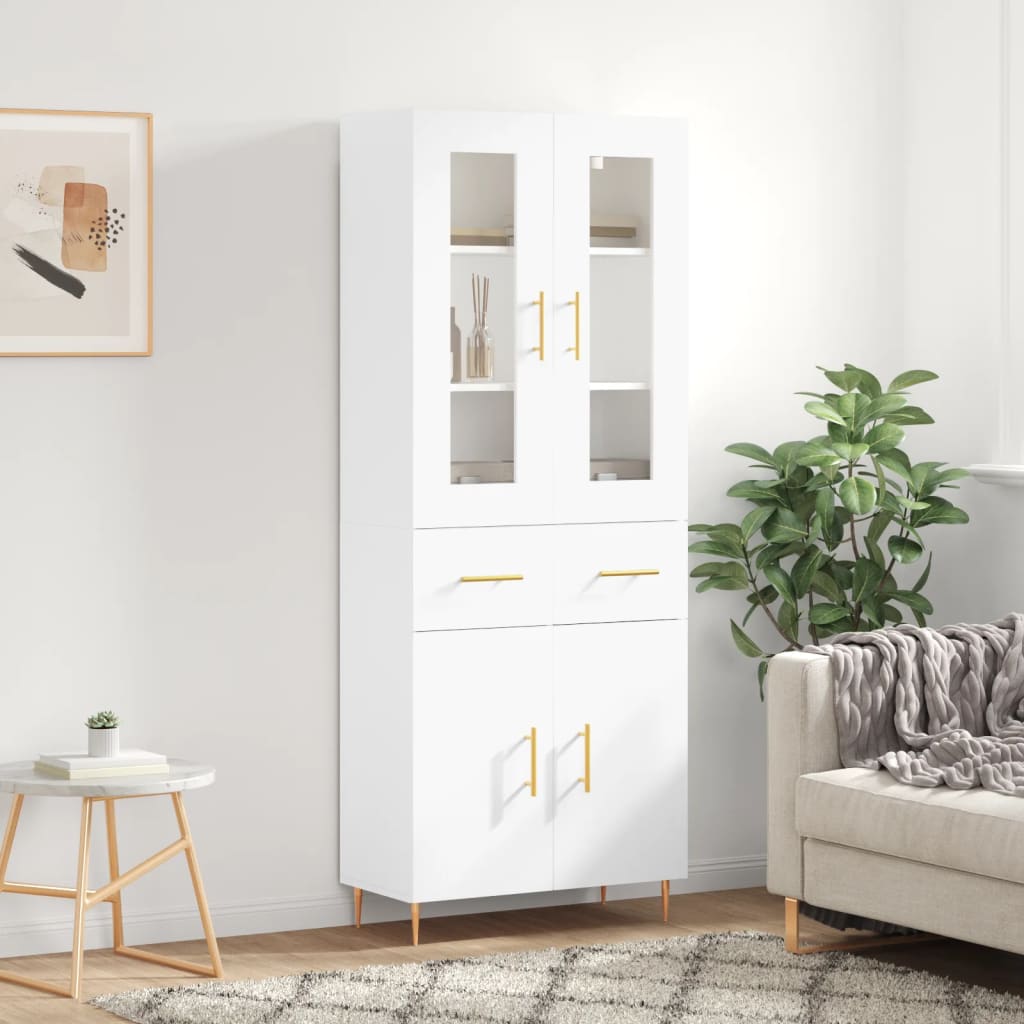 Credenza 69,5X34X180 Cm In Legno Multistrato