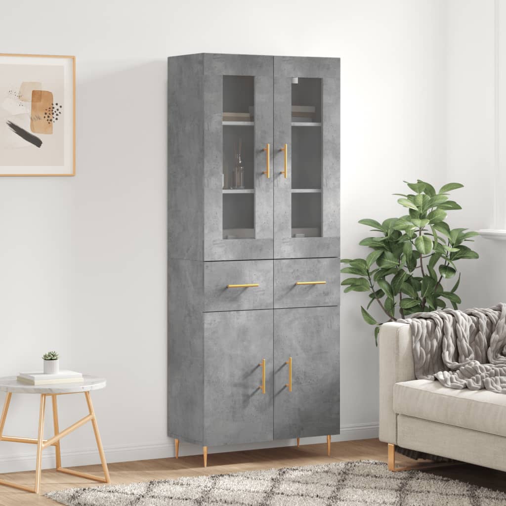 Credenza 69,5X34X180 Cm In Legno Multistrato