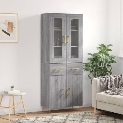 Credenza 69,5X34X180 Cm In Legno Multistrato