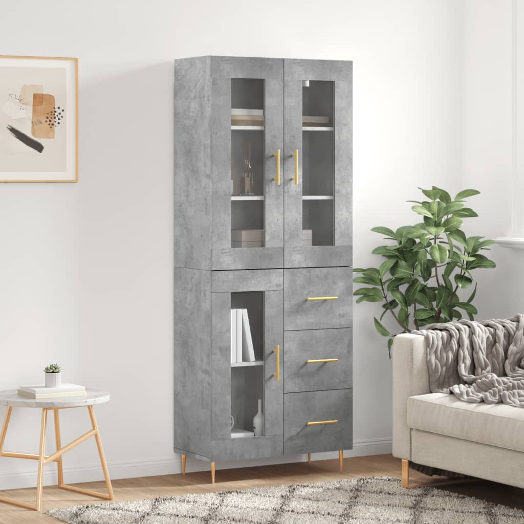 Credenza 69,5X34X180 Cm In Legno Multistrato