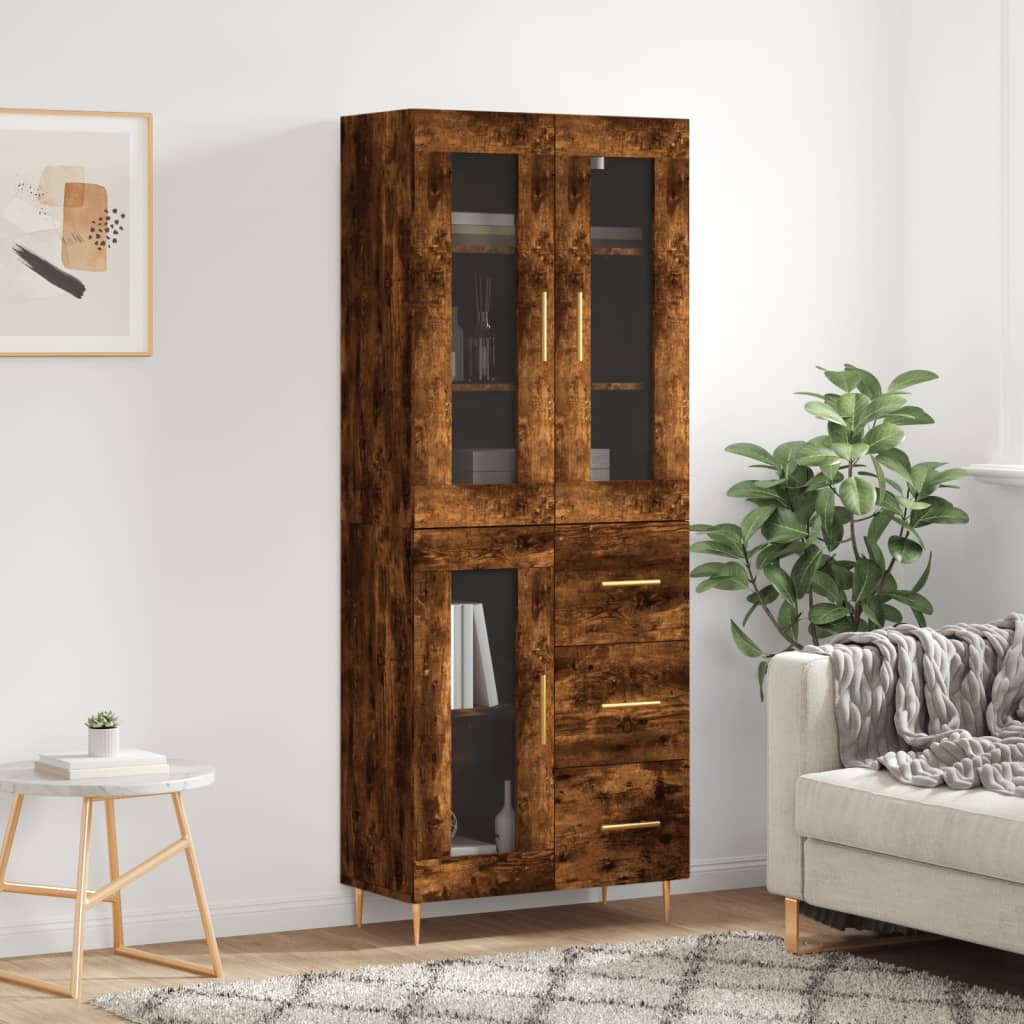 Credenza 69,5X34X180 Cm In Legno Multistrato