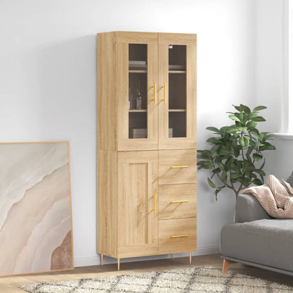 Credenza 69,5X34X180 Cm In Legno Multistrato