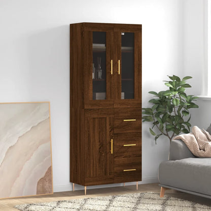 Credenza 69,5X34X180 Cm In Legno Multistrato