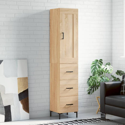 Credenza 34,5X34X180 Cm In Legno Multistrato