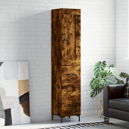 Credenza 34,5X34X180 Cm In Legno Multistrato