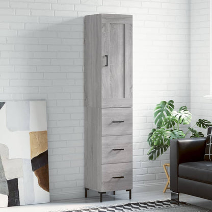 Credenza 34,5X34X180 Cm In Legno Multistrato