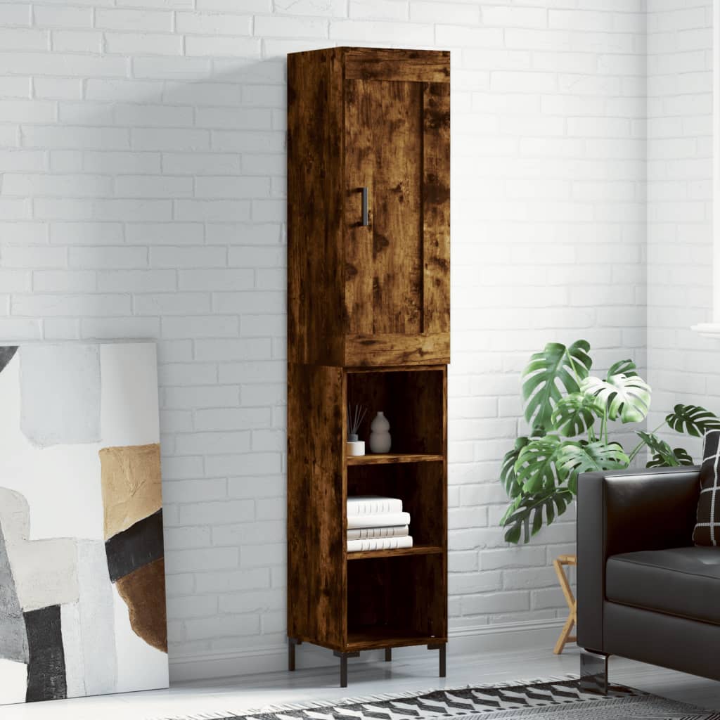 Credenza 34,5X34X180 Cm In Legno Multistrato