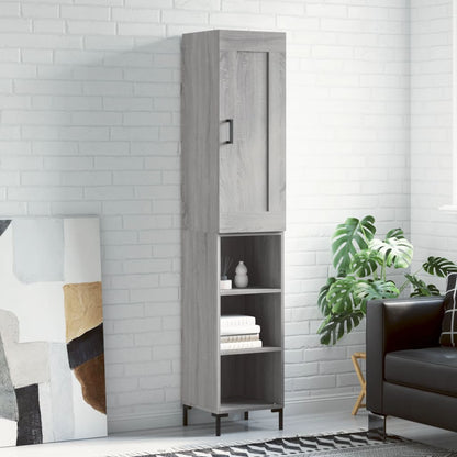 Credenza 34,5X34X180 Cm In Legno Multistrato