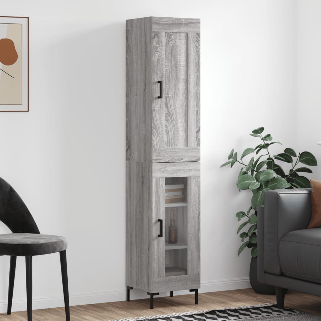 Credenza 34,5X34X180 Cm In Legno Multistrato