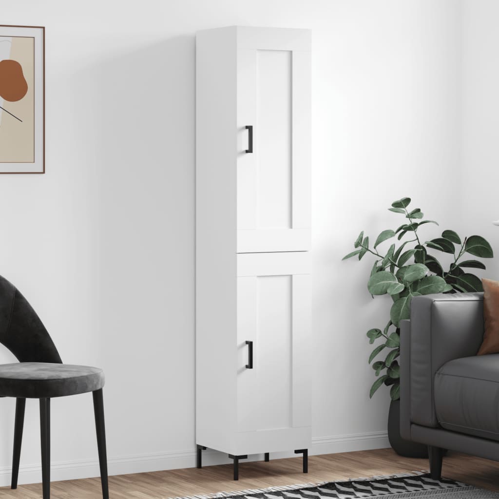 Credenza 34,5X34X180 Cm In Legno Multistrato