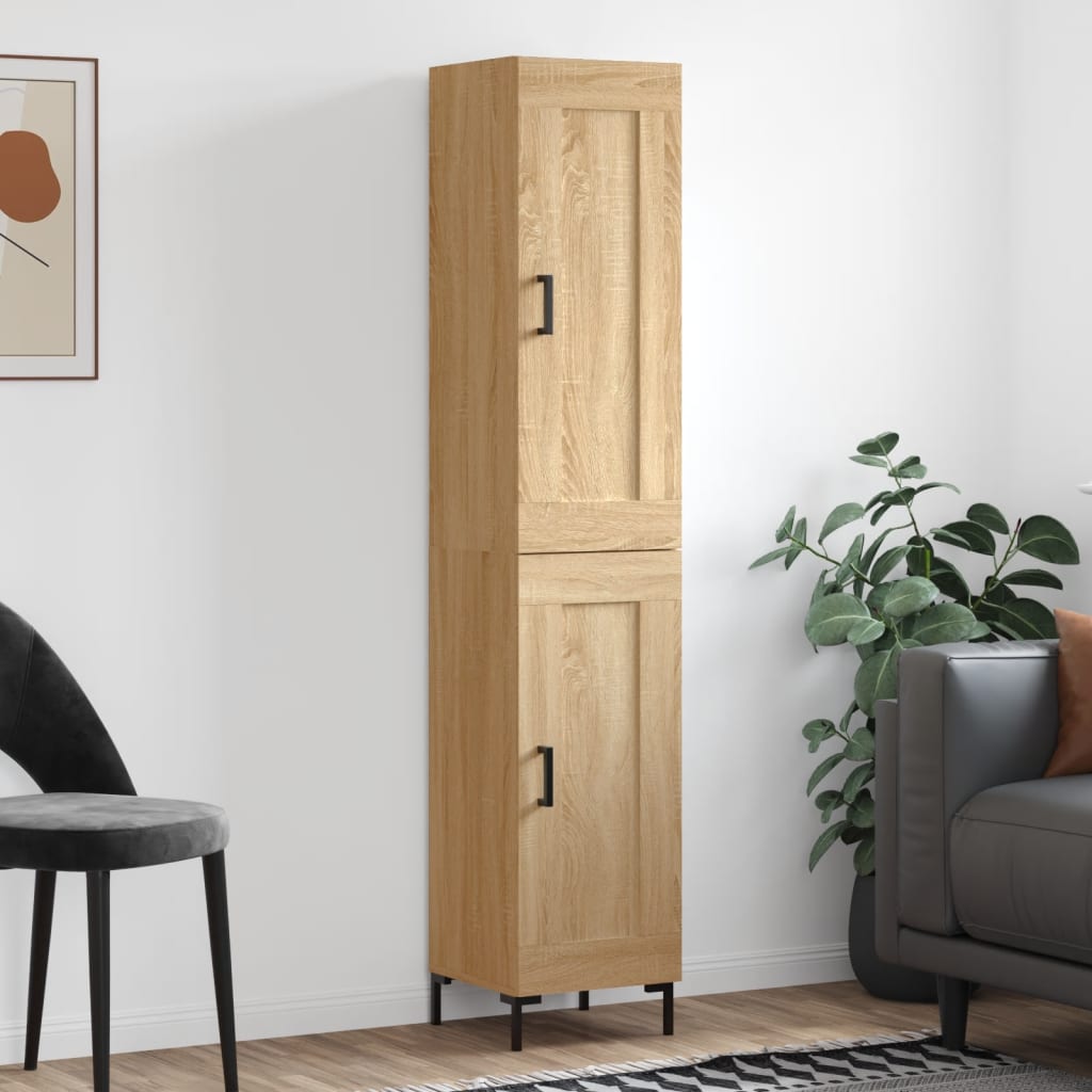 Credenza 34,5X34X180 Cm In Legno Multistrato
