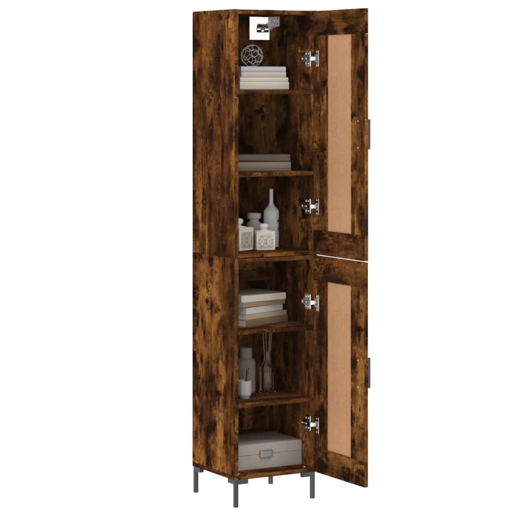 Credenza 34,5X34X180 Cm In Legno Multistrato