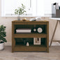 Libreria Marrone Ambra 80X35X In Legno Massello Di Pino Marrone Ambrato