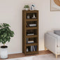 Libreria Marrone Ambra 80X35X In Legno Massello Di Pino Marrone Ambrato
