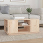 Tavolino Da Salotto 90X49X40,5 Cm Legno Massello Di Pino