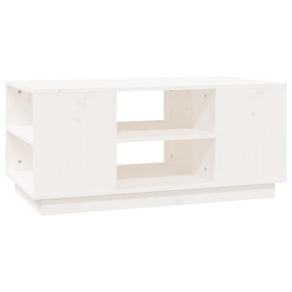 Tavolino Da Salotto 90X49X40,5 Cm Legno Massello Di Pino