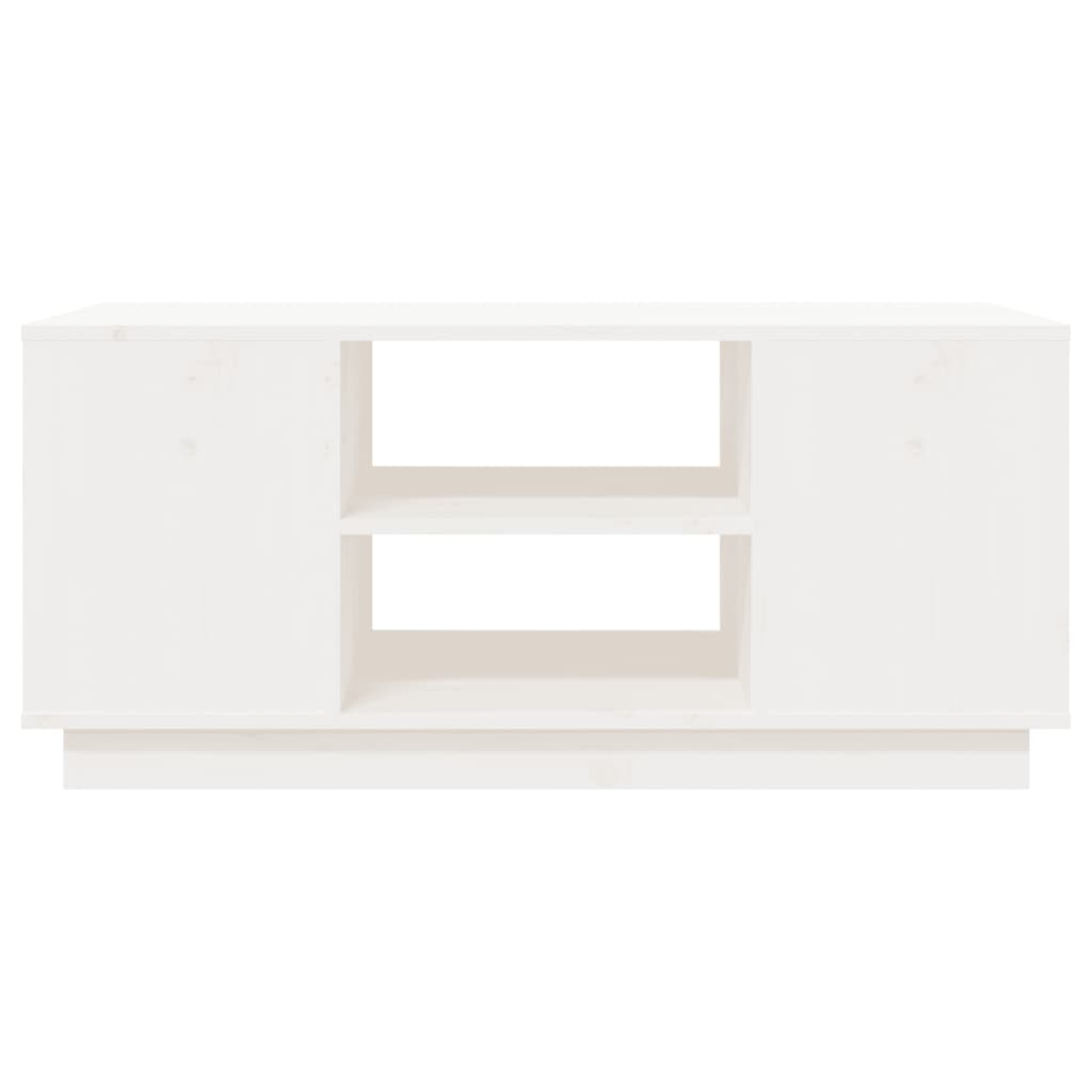 Tavolino Da Salotto 90X49X40,5 Cm Legno Massello Di Pino