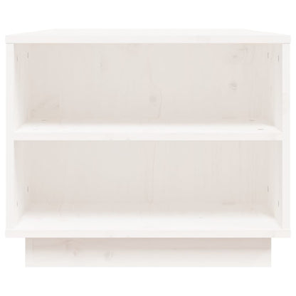 Tavolino Da Salotto 90X49X40,5 Cm Legno Massello Di Pino