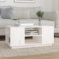Tavolino Da Salotto 90X49X40,5 Cm Legno Massello Di Pino