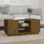 Tavolino Da Salotto 90X49X40,5 Cm Legno Massello Di Pino
