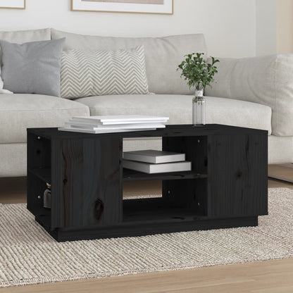 Tavolino Da Salotto 90X49X40,5 Cm Legno Massello Di Pino