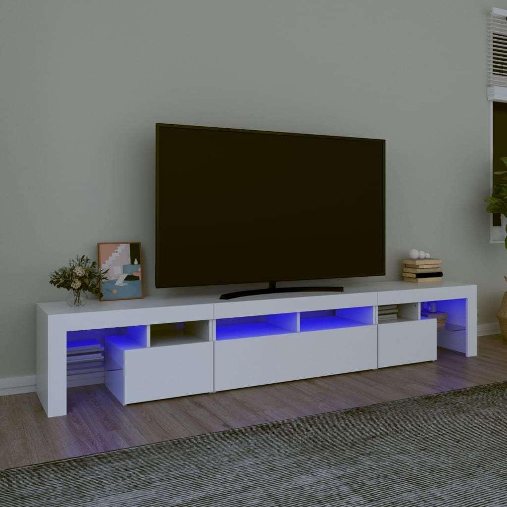 Mobile Porta Tv Con Luci Led 290X36,5X40 Cm