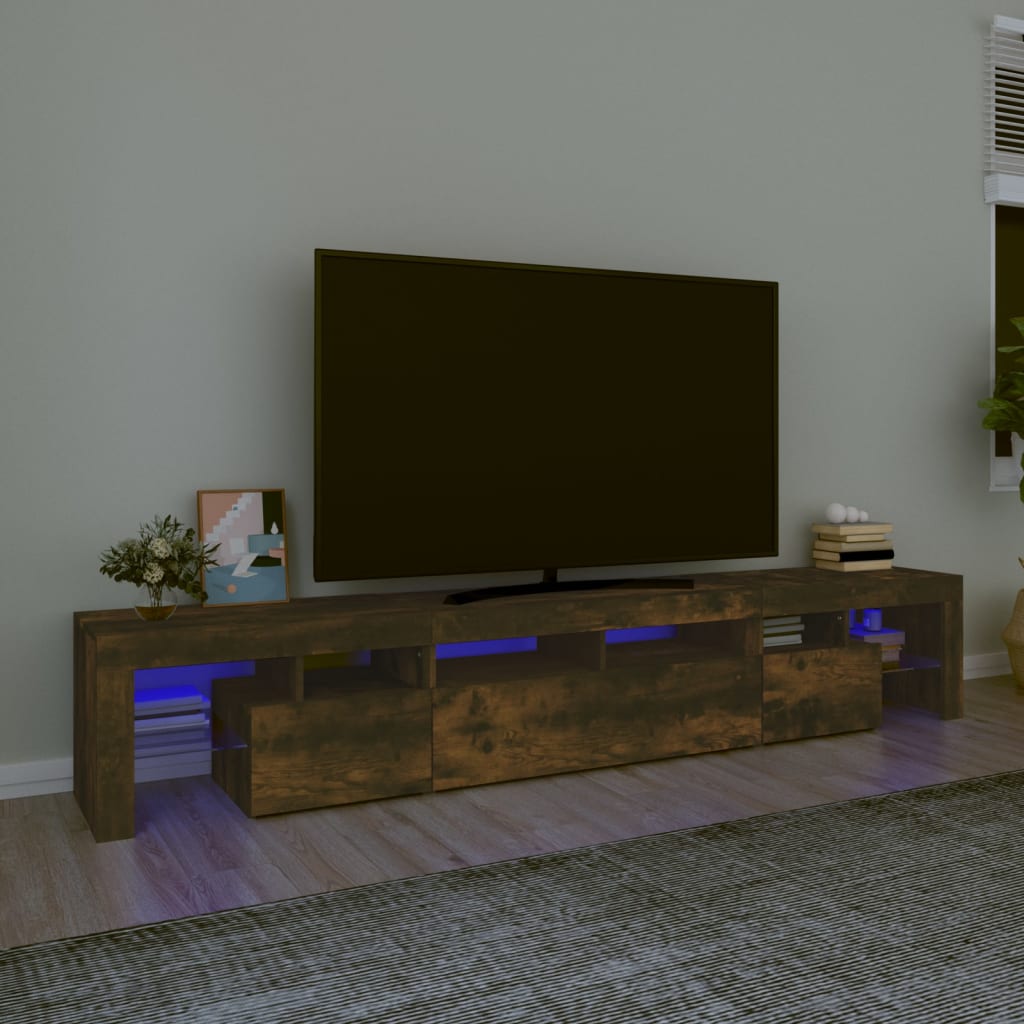Mobile Porta Tv Con Luci Led 290X36,5X40 Cm