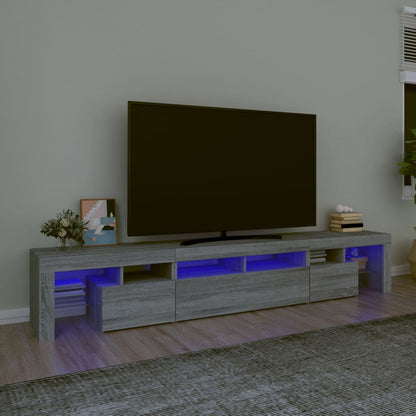 Mobile Porta Tv Con Luci Led 290X36,5X40 Cm