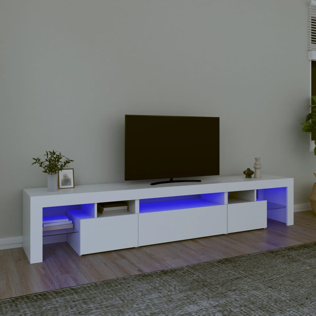 Mobile Porta Tv Con Luci Led 290X36,5X40 Cm