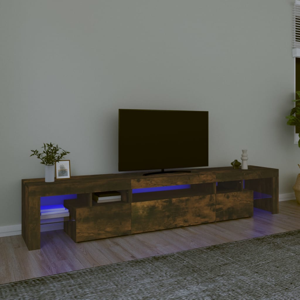 Mobile Porta Tv Con Luci Led 290X36,5X40 Cm