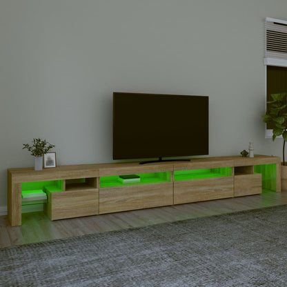 Mobile Porta Tv Con Luci Led 290X36,5X40 Cm