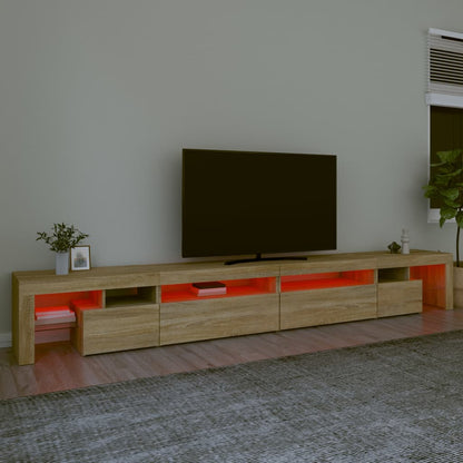 Mobile Porta Tv Con Luci Led 290X36,5X40 Cm