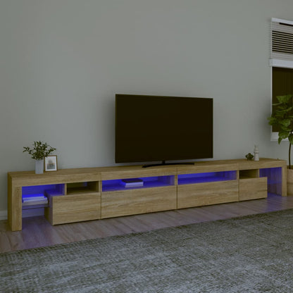 Mobile Porta Tv Con Luci Led 290X36,5X40 Cm