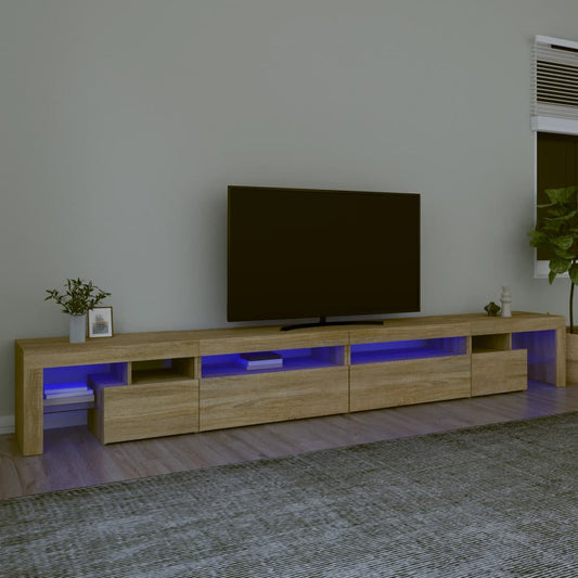 Mobile Porta Tv Con Luci Led 290X36,5X40 Cm