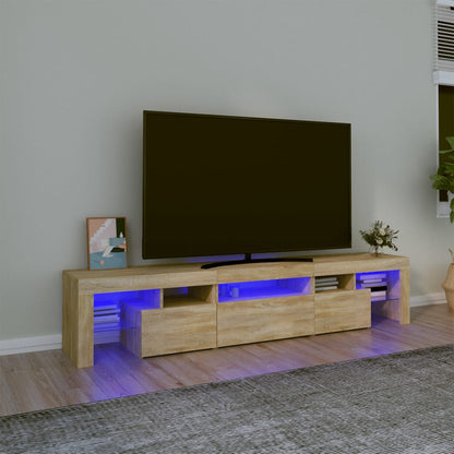 Mobile Porta Tv Con Luci Led 290X36,5X40 Cm