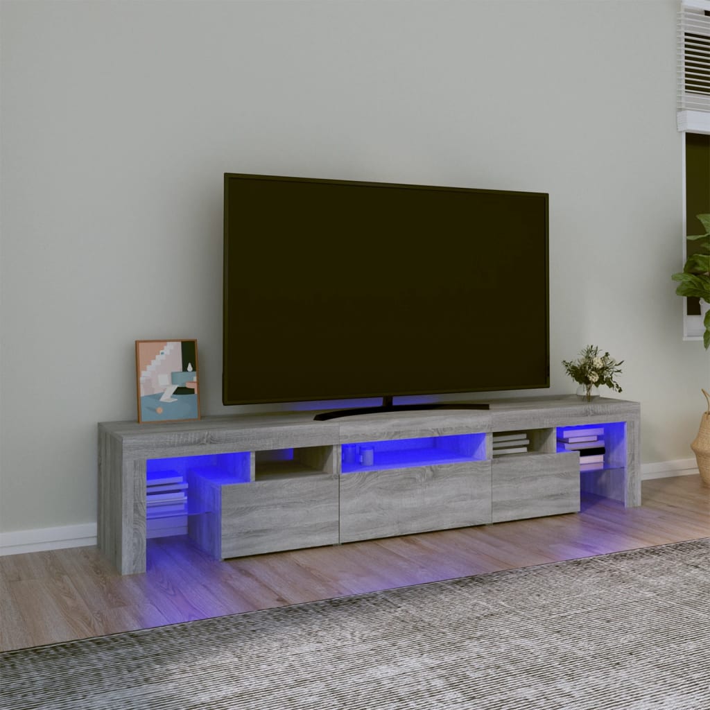 Mobile Porta Tv Con Luci Led 290X36,5X40 Cm