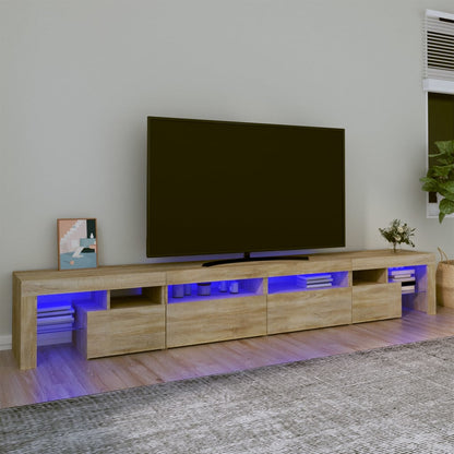 Mobile Porta Tv Con Luci Led 290X36,5X40 Cm