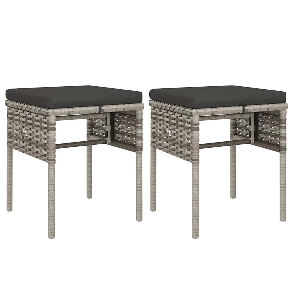 Set Divani Da Giardino 6 Pz Con Cuscini In Polyrattan