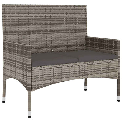Set Divani Da Giardino 6 Pz Con Cuscini In Polyrattan