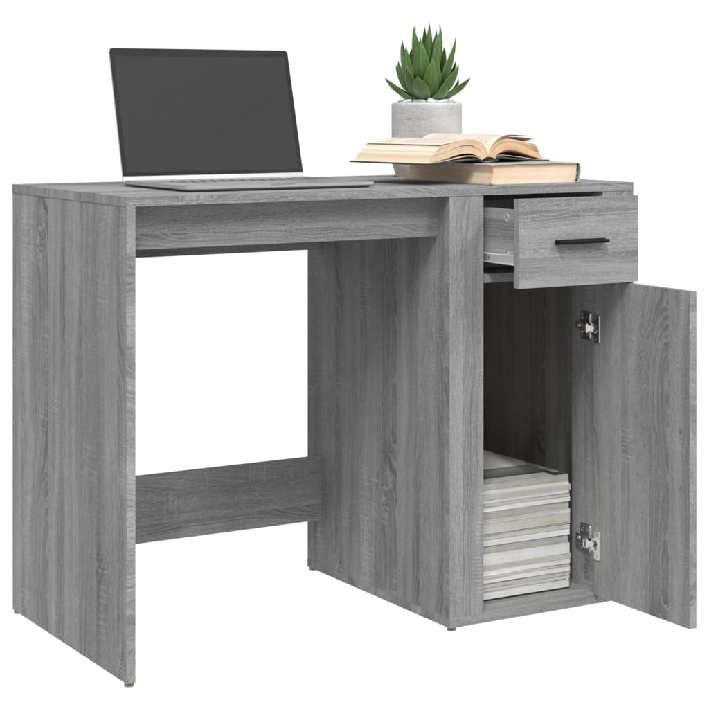 Scrivania 100X49X75 Cm In Legno Multistrato
