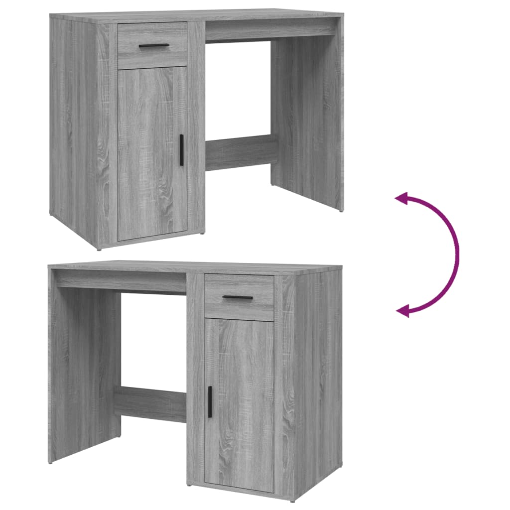 Scrivania 100X49X75 Cm In Legno Multistrato