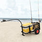 Carrello Da Pesca Con Borsa Acciaio Nero