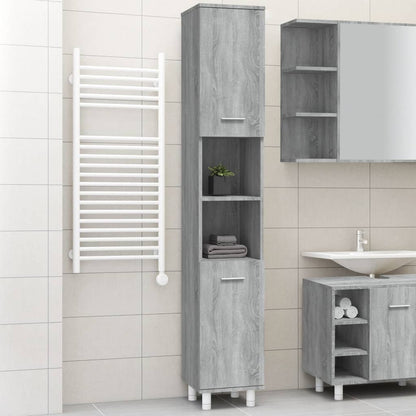 Mobile Da Bagno 30,5X30X179Cm In Truciolato