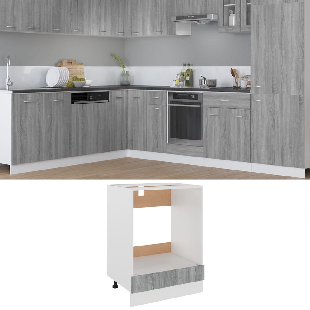 Mobile Pensile “Riga” 40X29,5X60 Cm Grigio Sonoma
