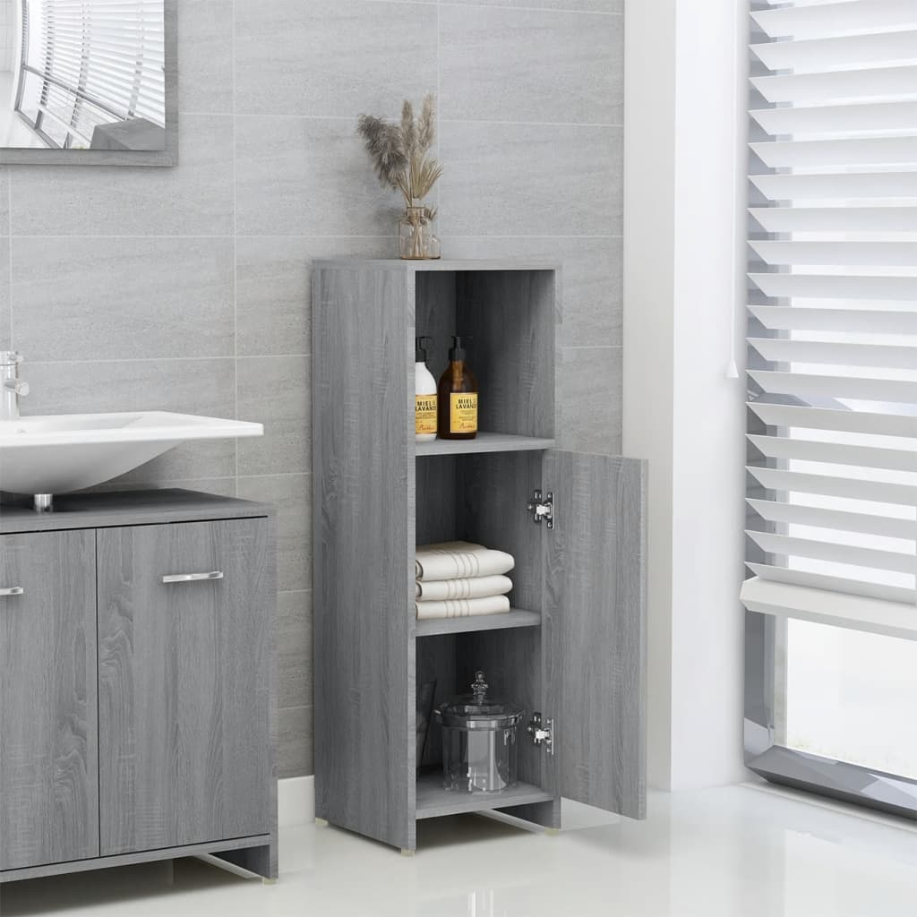 Mobile Da Bagno 30X30X95 Cm In Legno Multistrato